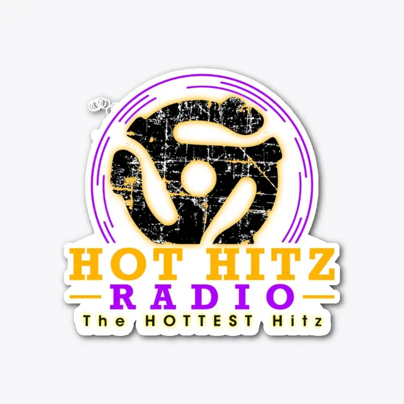 Hot Hitz Radio 45 Adapter Logo Dark